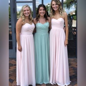 Blush Pink Bridesmaid Dress
